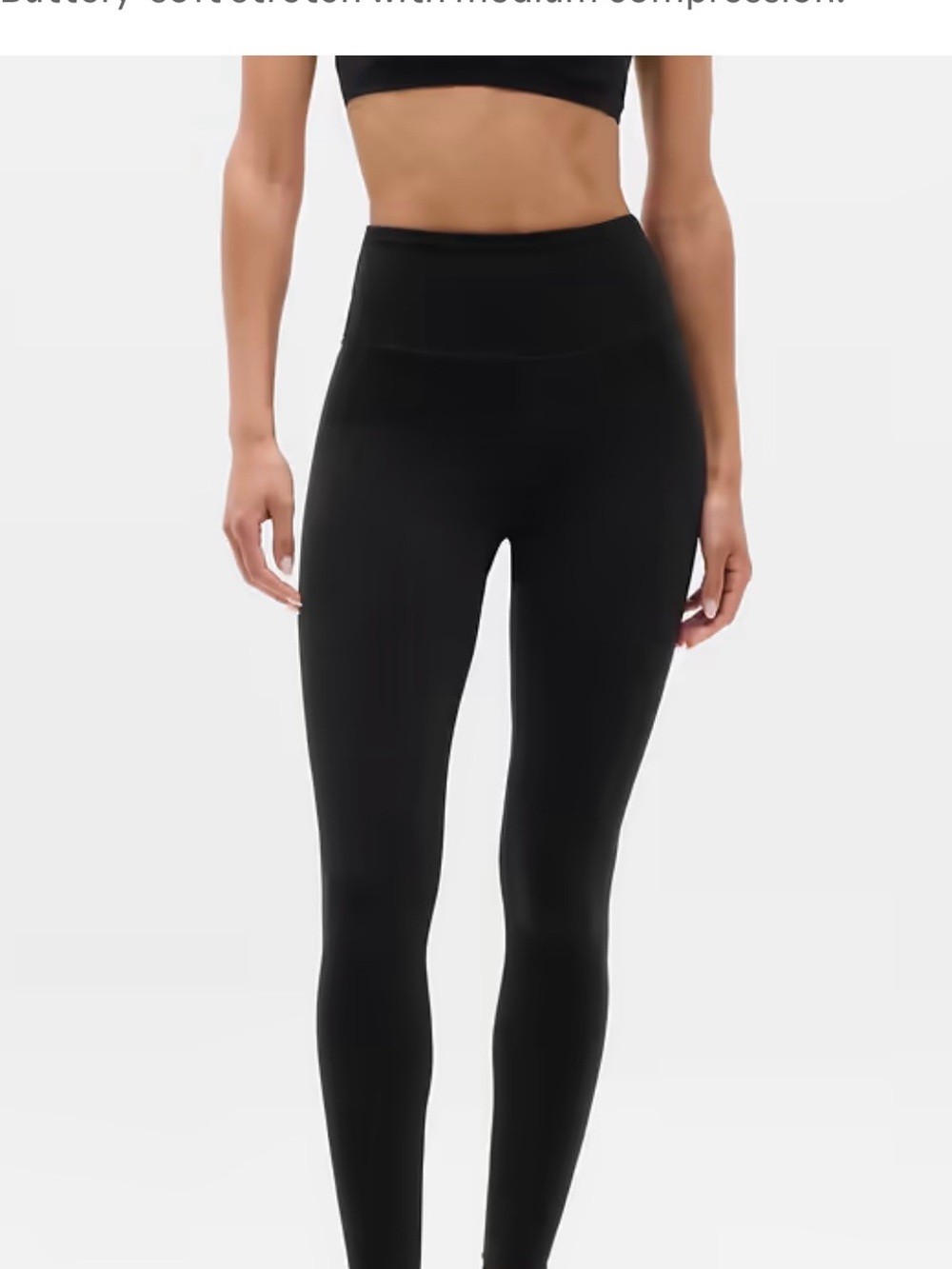 Athleta Black High-Rise Performance Leggings